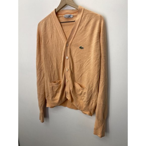 Lacoste Coral Color Wool Sweater Size Large - Picture 3 of 8